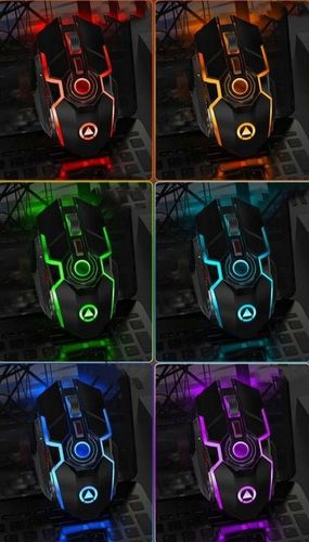 PROFESJONALNA CICHA MYSZ GAMINGOWA PODŚWIETLANA na Arena.pl