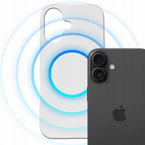 Białe etui z MagSafe na tył do Apple iPhone 16 Plus - 3mk HARDY MagSilicone na Arena.pl