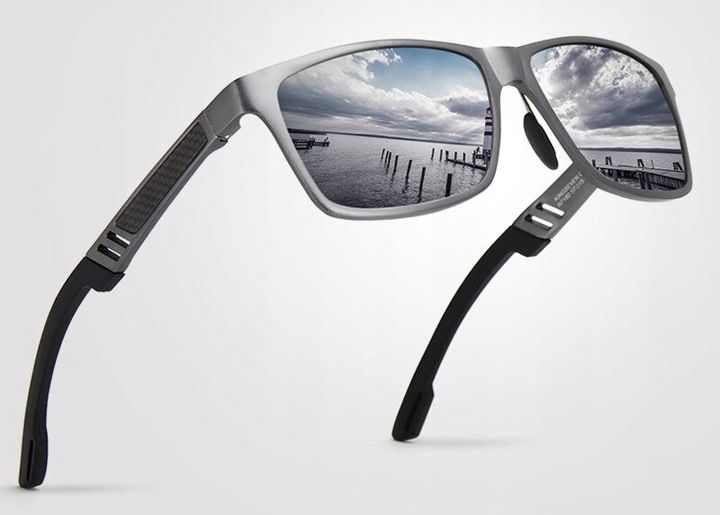 OKULARY PRZECIWSŁONECZNE KINGSEVEN POLARYZACJA nerdy aluminiowe N7180 zdjęcie 2