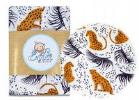 EGA KIDS PIELUSZKA OTULACZ MUŚLINOWY LEOPARD 120/120 CM
