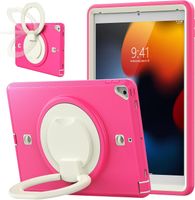 Etui do iPad 9/8 10.2” z Podstawką i Paskiem na Ramię Różowe