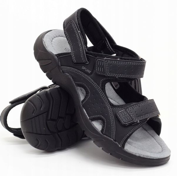 Sandały sportowe wkł.SKÓRA lekkie wygodne zdjęcie 1