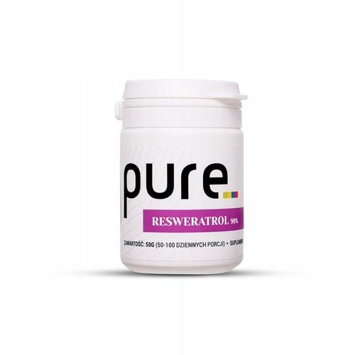 PURE RESWERATROL, 98% czystości, proszek 100 gram na Arena.pl