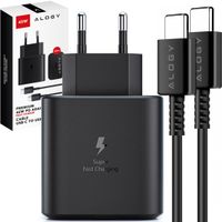 Ładowarka sieciowa USB-C typ C PD Premium szybka 45W 3A + Kabel Type-C 1M A