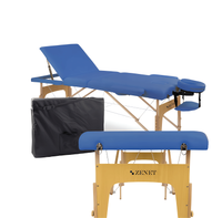 Stół do masażu ZENET drewniany - rozkładany, regulowany, profesjonalny