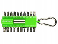 ZESTAW 21 sztuk BITÓW i KOŃCÓWEK BOSCH w uchwycie