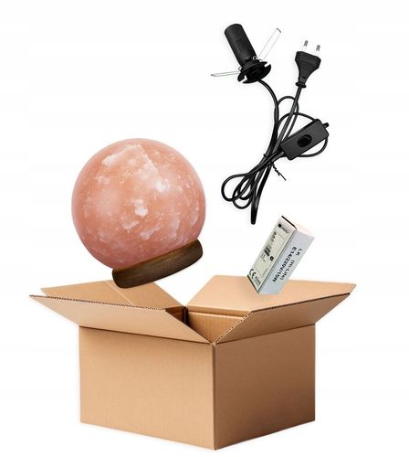 Lampa solna HIMALAJSKA 3-4 kg okrągła jonizator powietrza księżyc Luna na Arena.pl