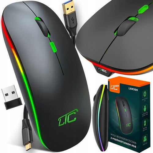 CICHA MYSZKA MYSZ BEZPRZEWODOWA KOMPUTEROWA GAMINGOWA KOMPUTERA LAPTOPA TV na Arena.pl