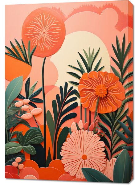 Obraz 70x100cm Koralowy Ogród zdjęcie 1