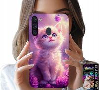 ETUI DO SAMSUNG GALAXY A21 - SŁODKI KOTEK, KOT, WZORY ZE ZWIERZĘTAMI