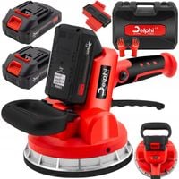 PRZYSSAWKA WIBRUJĄCA DO PŁYTEK WIBRATOR DO POZIOMOWANIA 2xAKU MOCNA