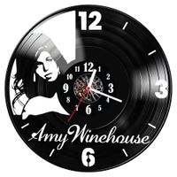 Zegar ścienny z płyty winylowej Amy Winehouse 1251.14
