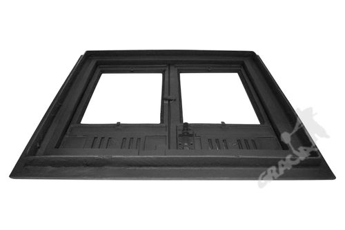 DRZWI B06 - 68X72 CM + TERMOMETR 0-500°C ŻELIWNE DO WĘDZARNI CHLEBOWE na Arena.pl