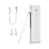Rysik aktywny biały stylus z wymienną końcówką