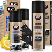 K2 Środek do odgrzybiania klimatyzacji czyszczenia dezynfekcji klimy zapach