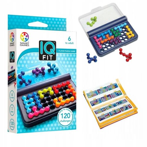 GRA LOGICZNA 3D GRA PLANSZOWA IQ FIT ŁAMIGŁÓWKA 120 WYZWAŃ na Arena.pl