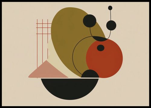 Plakat 84,1x59,4cm Geometryczny Balans na Arena.pl