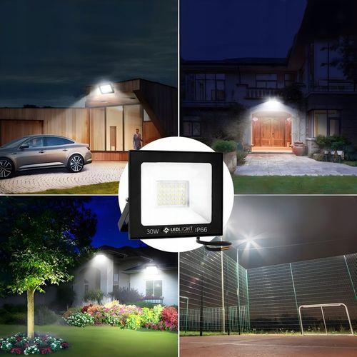 HALOGEN LED 30W LAMPA Reflektor Naświetlacz 6500K Slim ZEWNĘTRZNY na Arena.pl