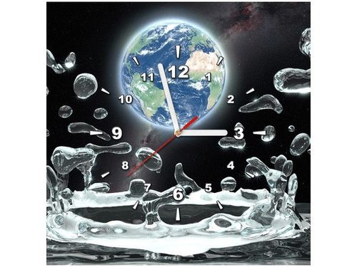 40X40CM ZEGAR ŚWIATOWY PLUSK OBRAZ na Arena.pl