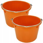 WIADRO WIADERKO BUDOWLANE 20L 40KG MOCNE 2szt.