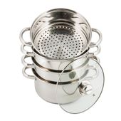 kinghoff garnek na pare 24cm 5.0l kh-3320