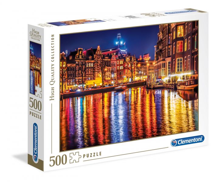 Puzzle 500 elementów Clementoni HQC Amsterdam zdjęcie 1