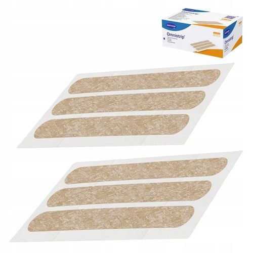 10x6szt OMNISTRIP plastry szwy paski do zamykania ran przecięć skóry 6x38mm na Arena.pl