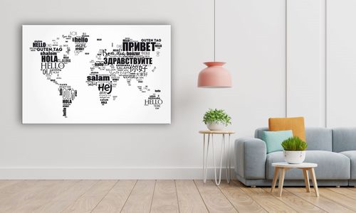 OBRAZ NA PŁÓTNIE 128 Mapa 90x60cm na Arena.pl