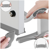 USZCZELKA POD DRZWI ANTYPRZECIĄG AKUSTYCZNA USZCZELNIENIE SILIKON SZARA