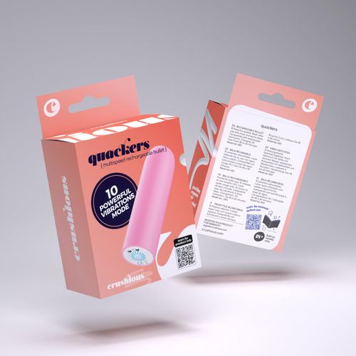 mini wibrator quackers crushious różowy usb 8,6 cm na Arena.pl