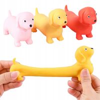 3x GNIOTEK PIES JAMNIK PIASKOWY ANTYSTRESOWY SENSORYCZNY ROZCIĄGANY PRANK