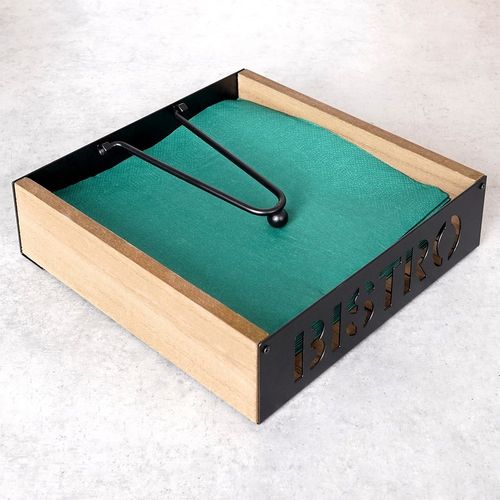 serwetnik pojemnik na serwetki z dociskiem bistro 139379 na Arena.pl