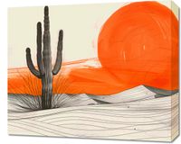 Obraz 60x50cm Kaktus Saguaro