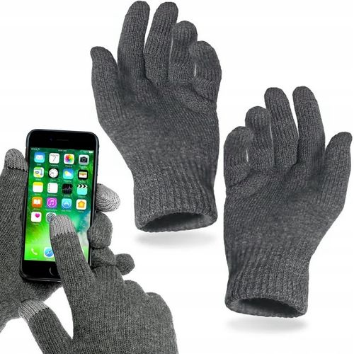 MĘSKI KOMPLET CZAPKA + KOMIN + RĘKAWICZKI DOTYKOWE na Arena.pl