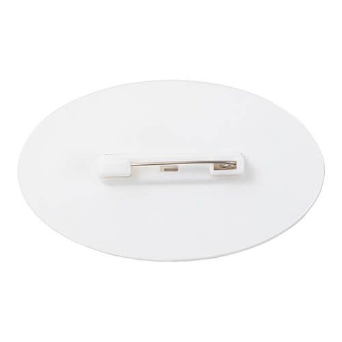 Identyfikator akrylowy 7,6 x 4,5 cm do sublimacji - owal na Arena.pl