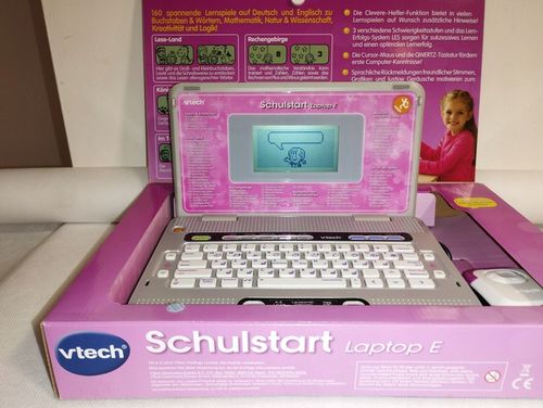 Komputerek dziecięcy edukacyjny VTECH Schulstart laptop angielski/niemiecki na Arena.pl