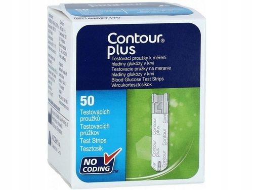 Paski do pomiaru glukozy Contour Plus 50 sztuk na Arena.pl