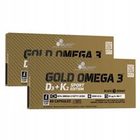 OLIMP GOLD OMEGA 3 D3+K2 SPORT 120kaps WITAMINY
