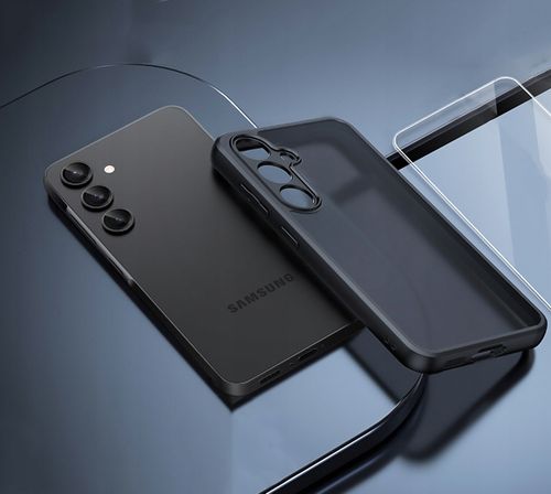 Etui do SAMSUNG S24 FE + 2x SZKŁO PREMIUM MATTE CASE WZMACNIANE 360° MATOWE na Arena.pl