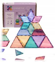 klocki magnetyczne Pastel Shape Expansion Pack 48 el. Connetix kształty
