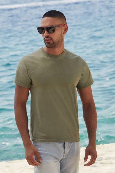 T-SHIRT KOSZULKA FRUIT OF THE LOOM l. graphite S zdjęcie 5