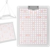 Lampa do uprawy wzrostu roślin pełne spektrum 30 x 24 cm 234 LED 110 W srebrna