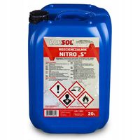 ROZCIEŃCZALNIK 20L ROZPUSZCZALNIK NITRO FARB Uniwersalny Lakierów ZMYWACZ