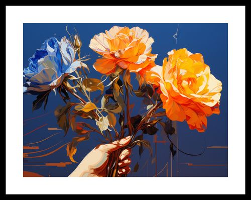 Plakat 40x30cm Żywy Uścisk na Arena.pl