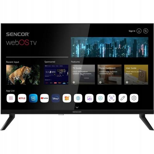 Telewizor Smart LED Sencor 24S830 24" HD Ready HDR10 webOS Wi-Fi BT na Arena.pl