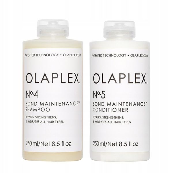 OLAPLEX NO. 4 SZAMPON NO. 5 ODŻYWKA ZESTAW ODBUDOWUJĄCY WŁOSY zdjęcie 1