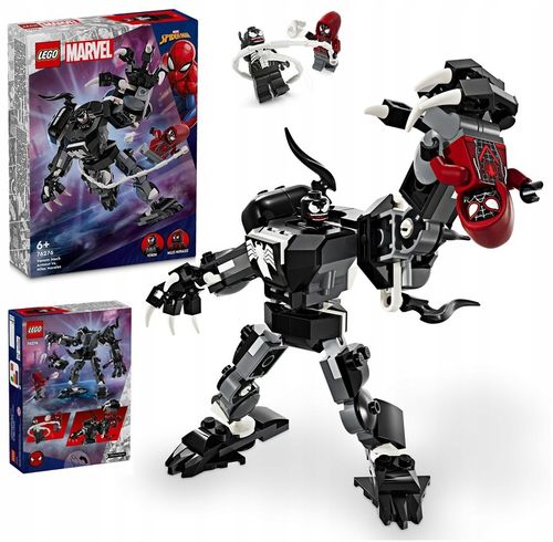 LEGO Super Heroes 76276 Mechaniczna zbroja Venoma vs. Miles Morales na Arena.pl