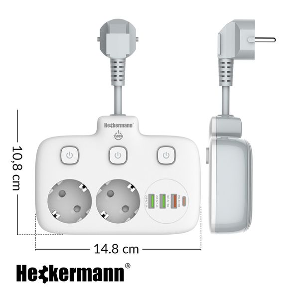 Listwa Zasilająca Heckermann Se2435 zdjęcie 2