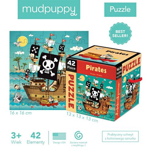 Mudpuppy Puzzle Piraci 42 elementy 3+ na Arena.pl