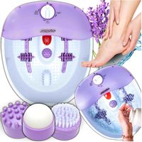 Masażer do stóp wodny hydromasażer do nóg podczerwień 4 rolki 3 nasadki